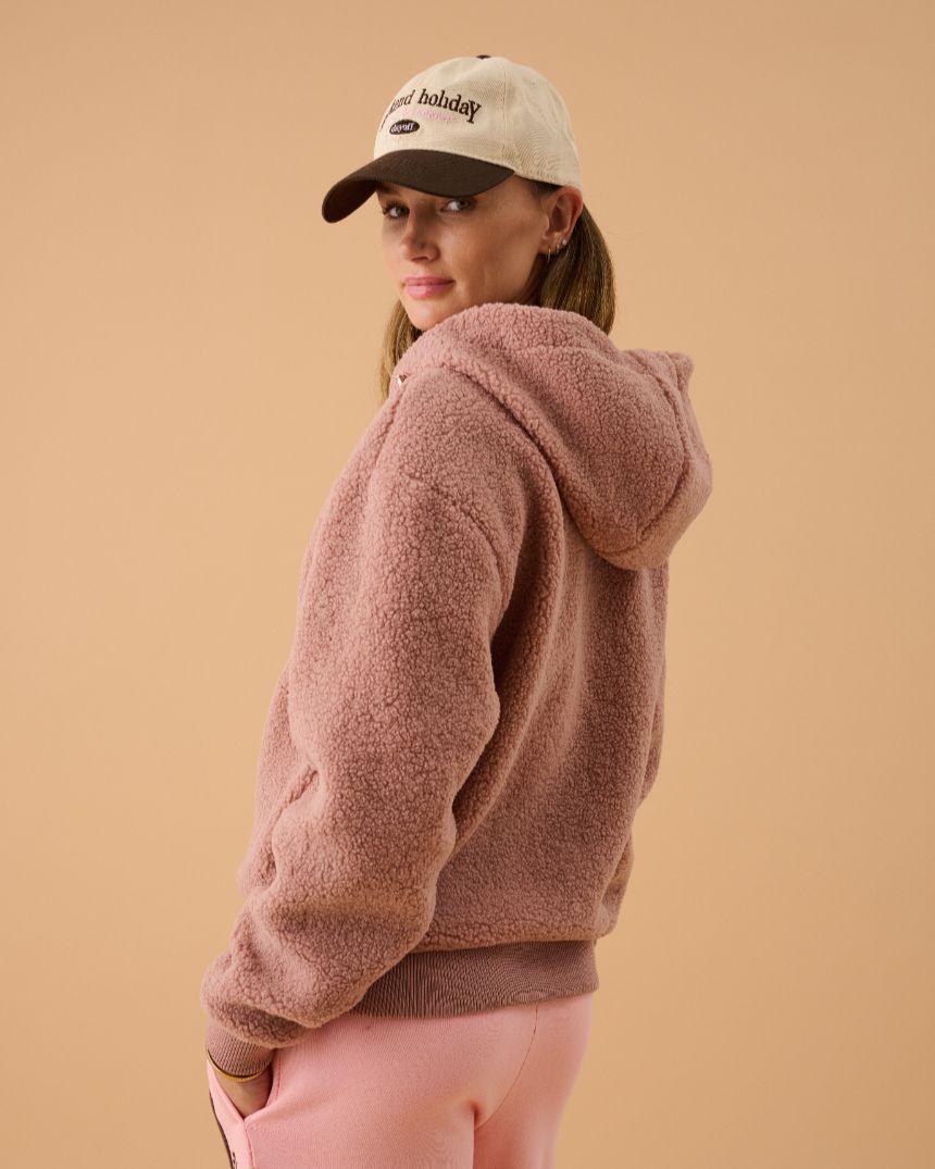 Sherpa Hooded Jacket Blossom