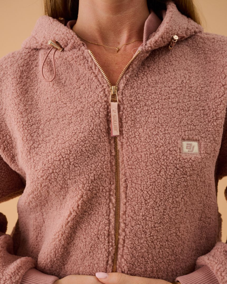 Sherpa Hooded Jacket Blossom