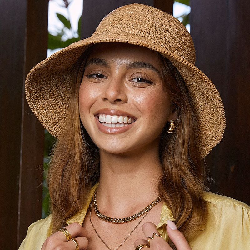 Mirabel Bucket Hat Dark Natural
