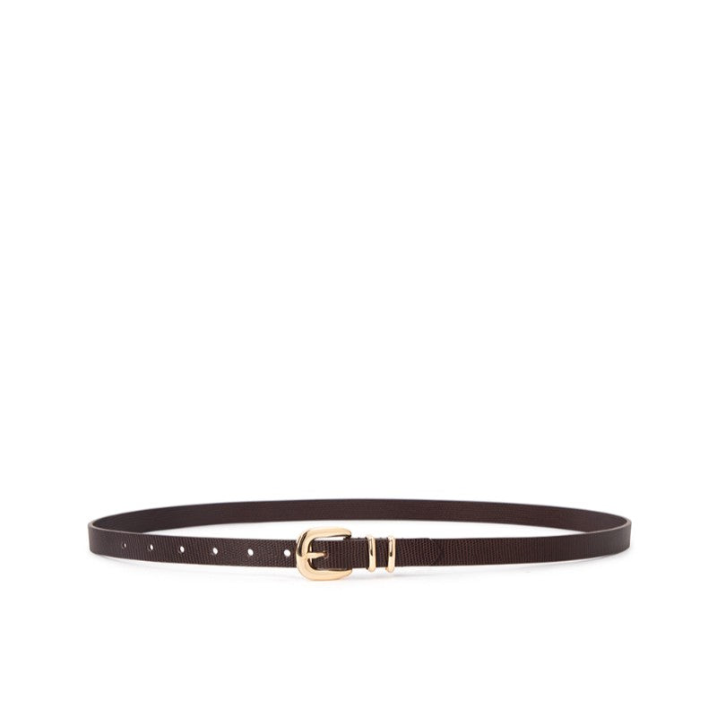 Adele Belt Chocolate Lizard