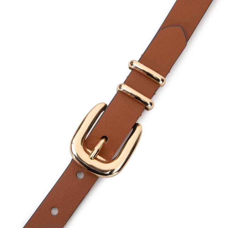 Adele Belt Tan with Charcoal