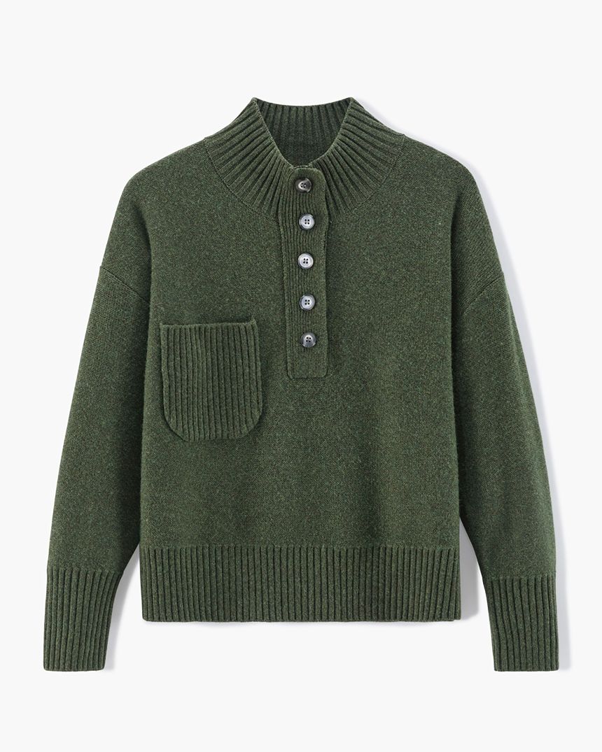 Grandpas Sweater Khaki Green
