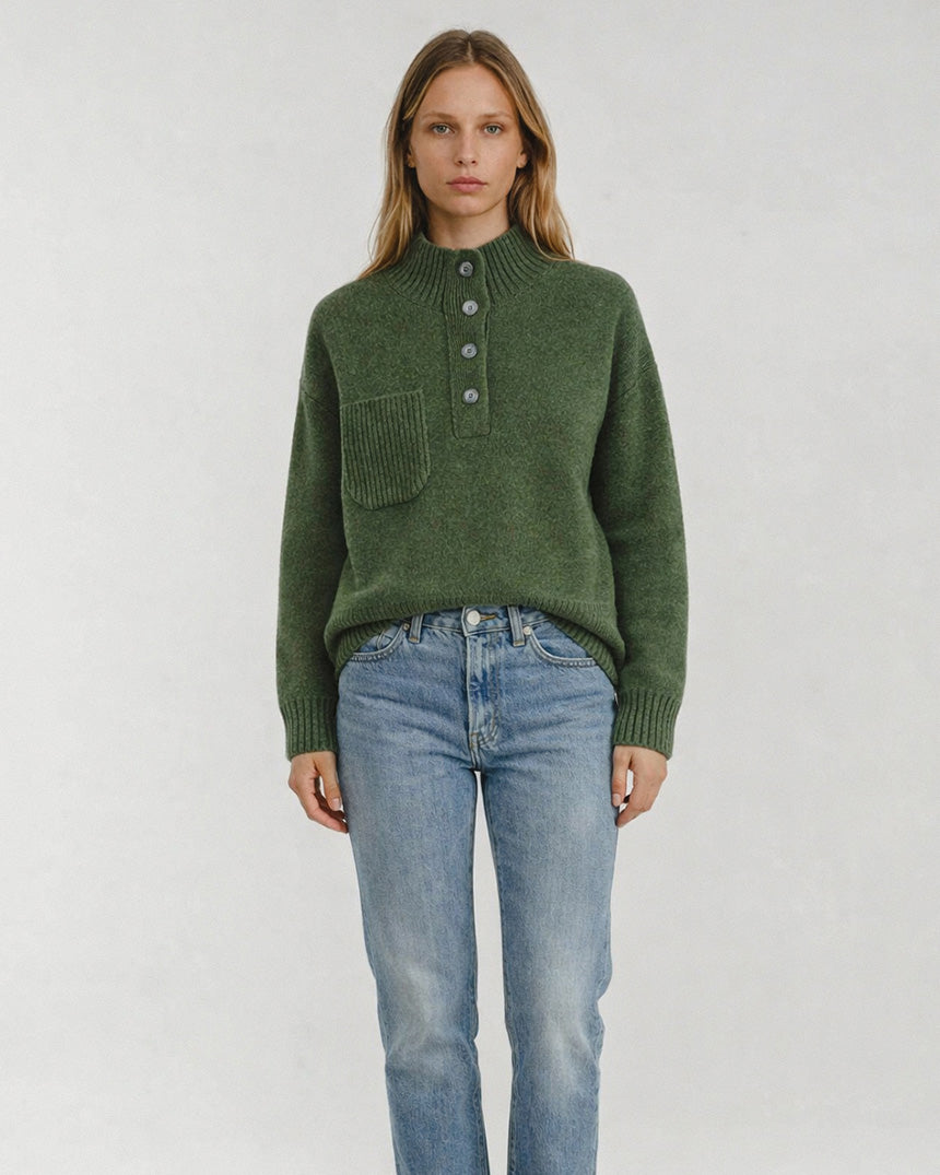 Grandpas Sweater Khaki Green