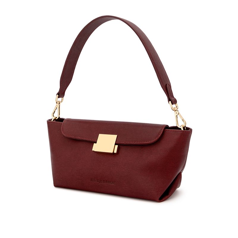 Aurora Bag Garnet Lizard