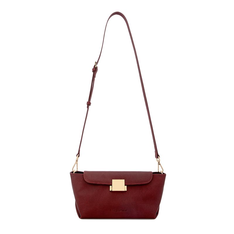 Aurora Bag Garnet Lizard