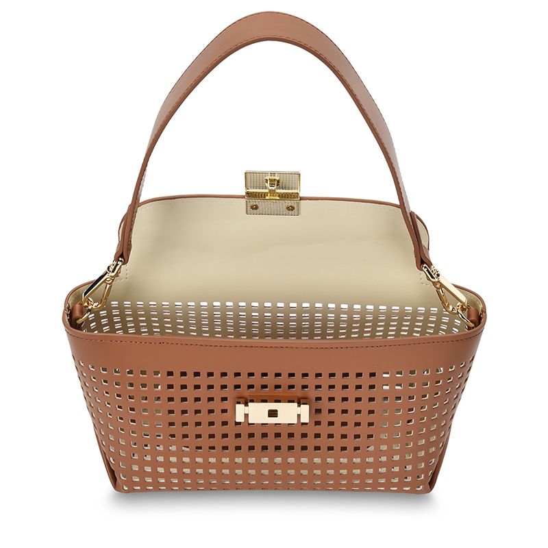 Aurora Bag Perforated Tan