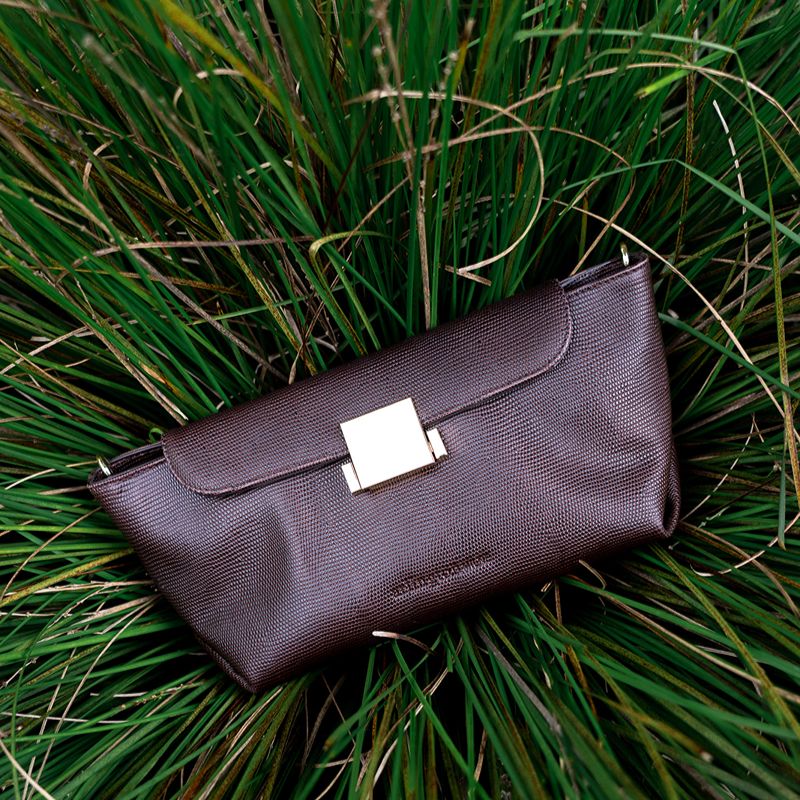 Aurora Bag Chocolate Lizard