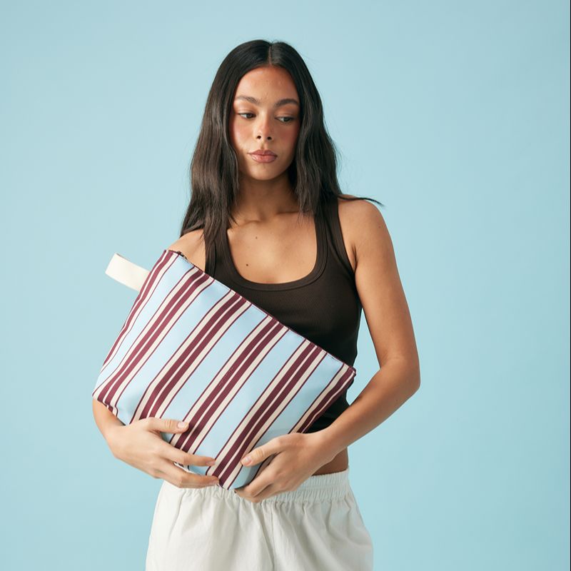 Wet Base Large Mulberry Stripe