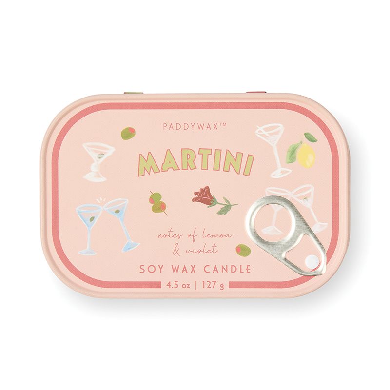 Bistro Martini Embossed Candle