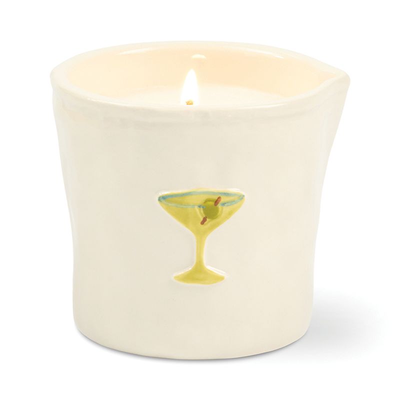Bistro Martini Embossed Candle
