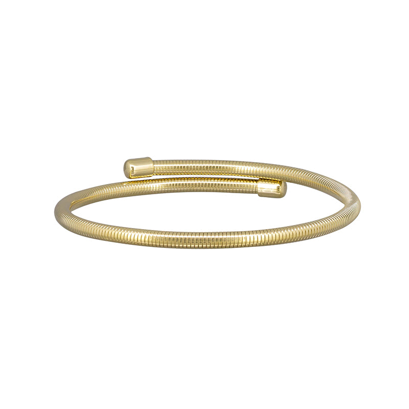 Snake Wrap Bangle Gold