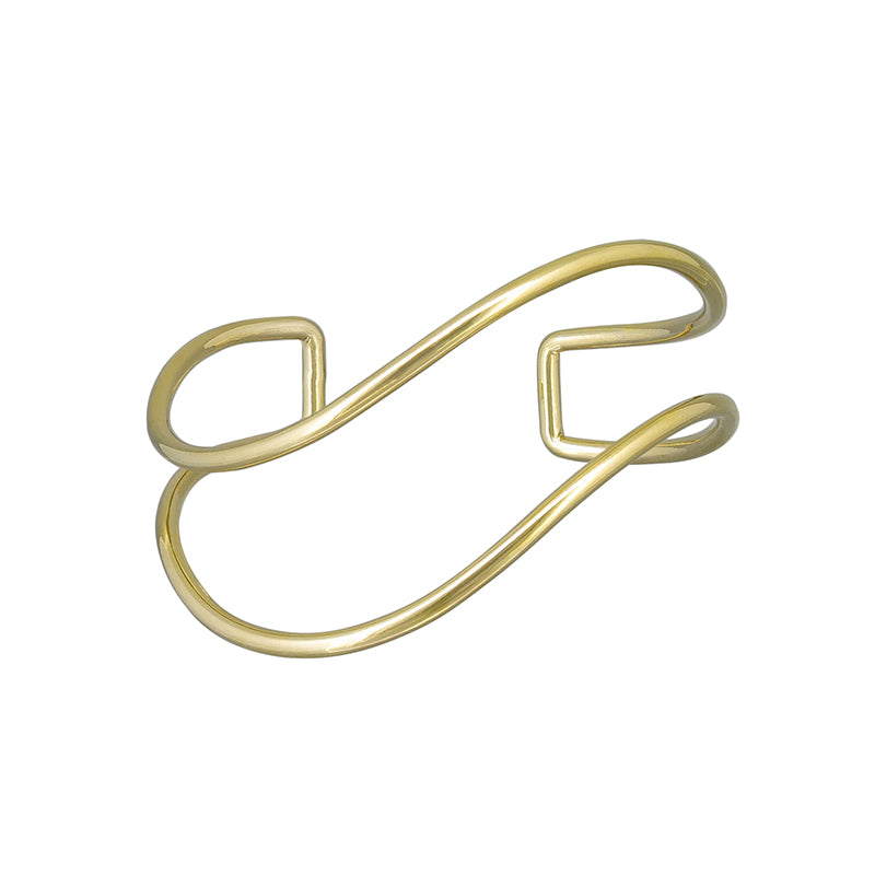Double Curve Cuff Gold