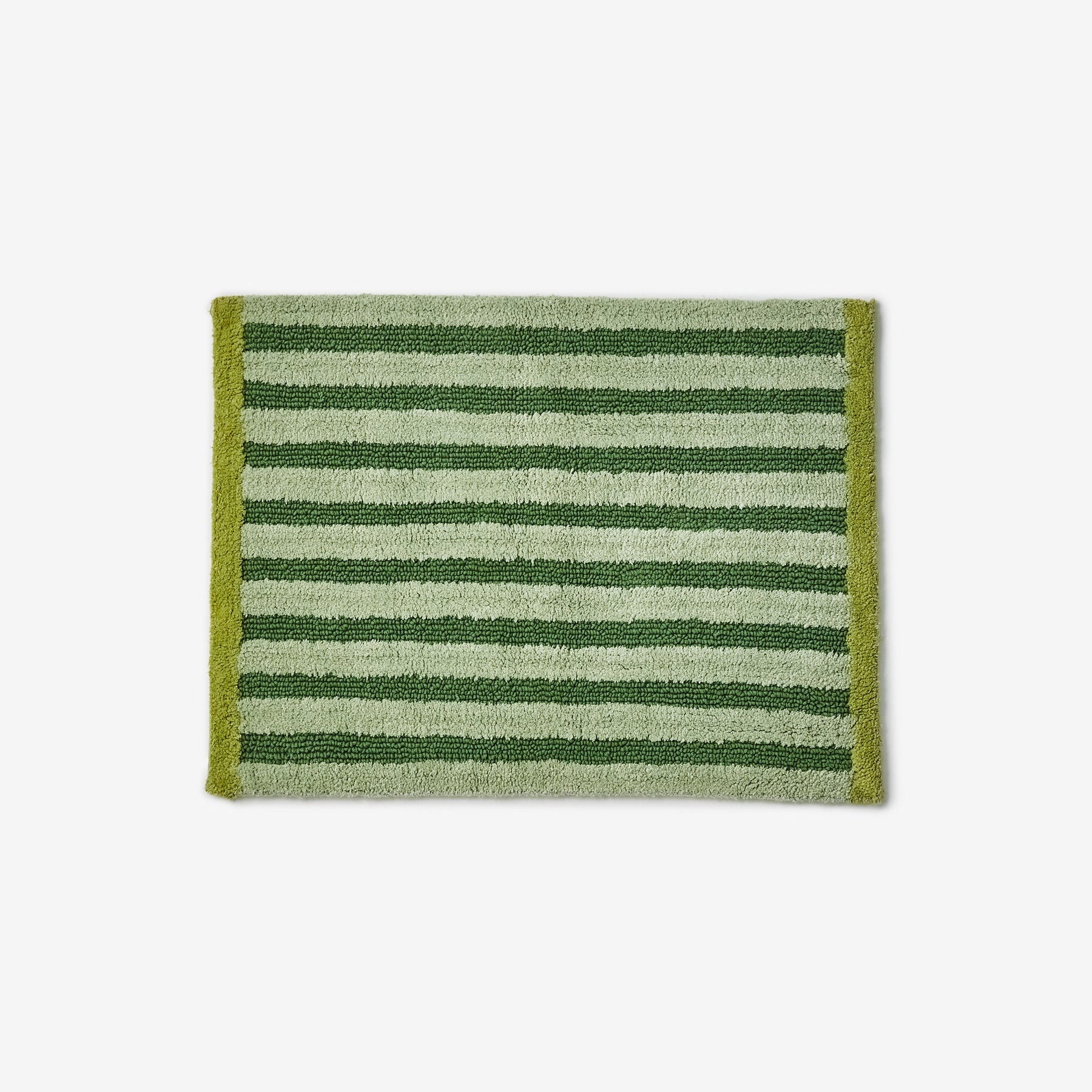 Stripe Reversible Khaki Bath Mat