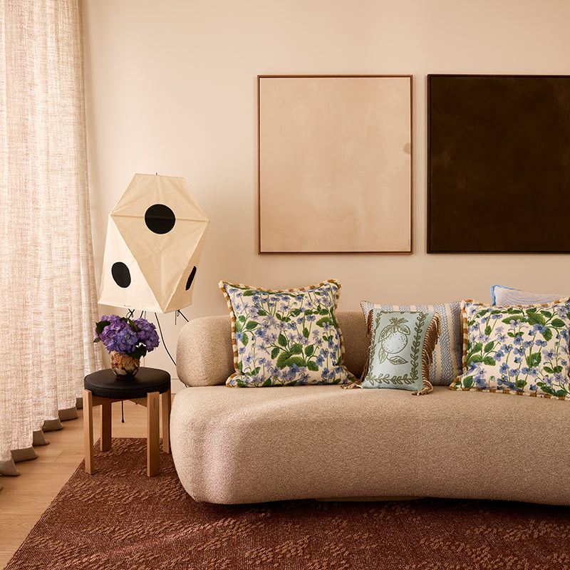 Lilas Blue Cushion 60x60cm