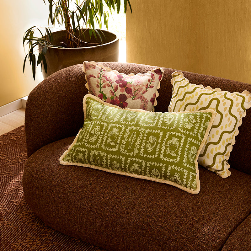 Petra Sage Cushion 75x45cm