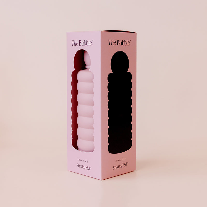 Bubble Water Bottle Dusty Rose 700ml