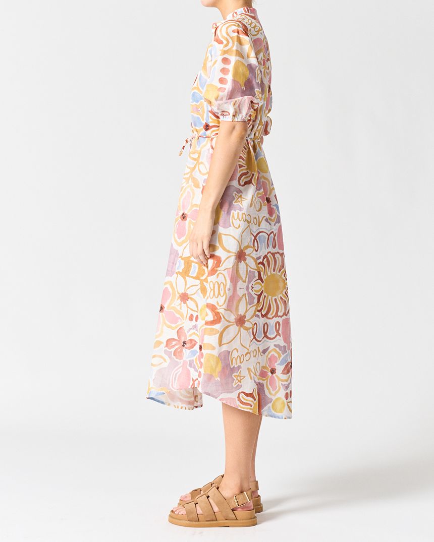 Berlin On Vacay Dress Blue