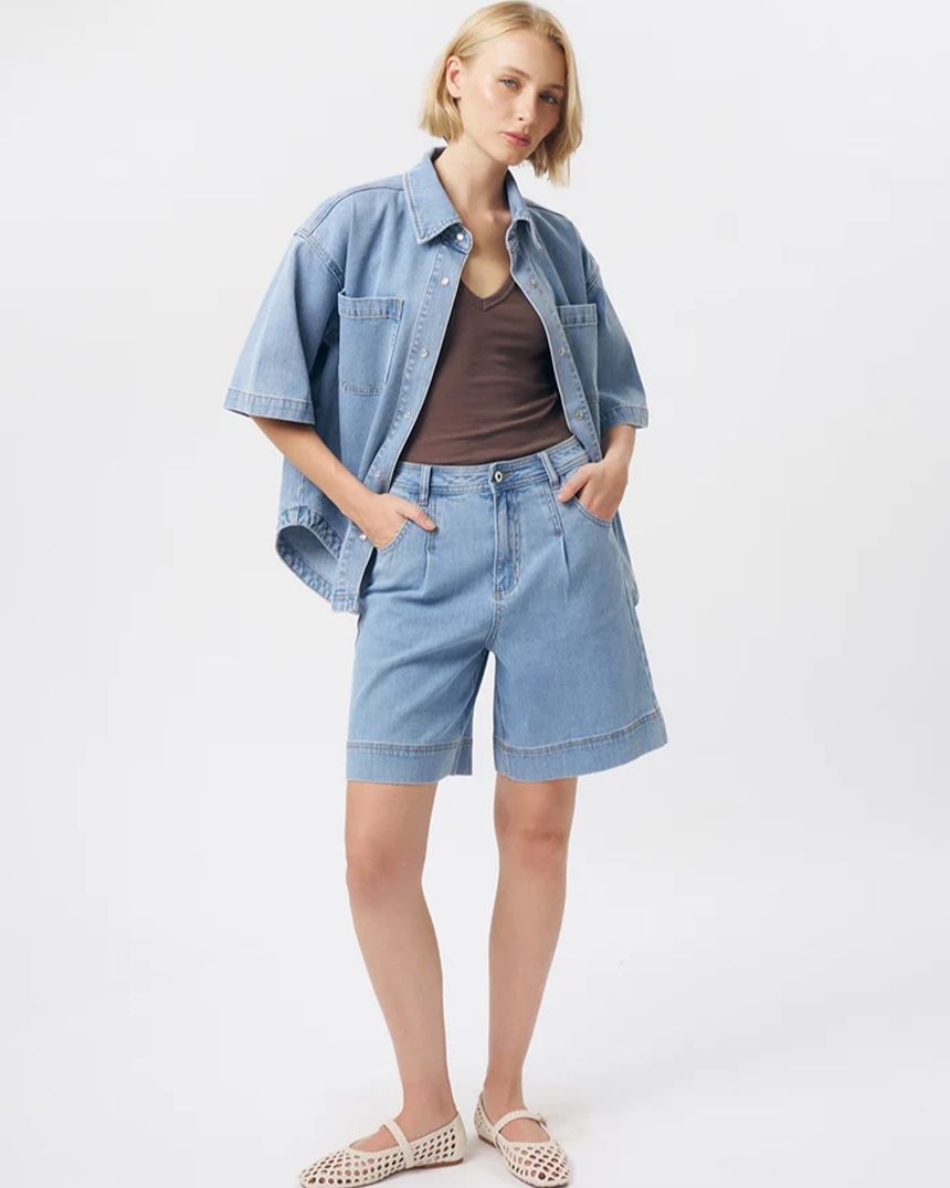 Bijou Short Cord Light Blue