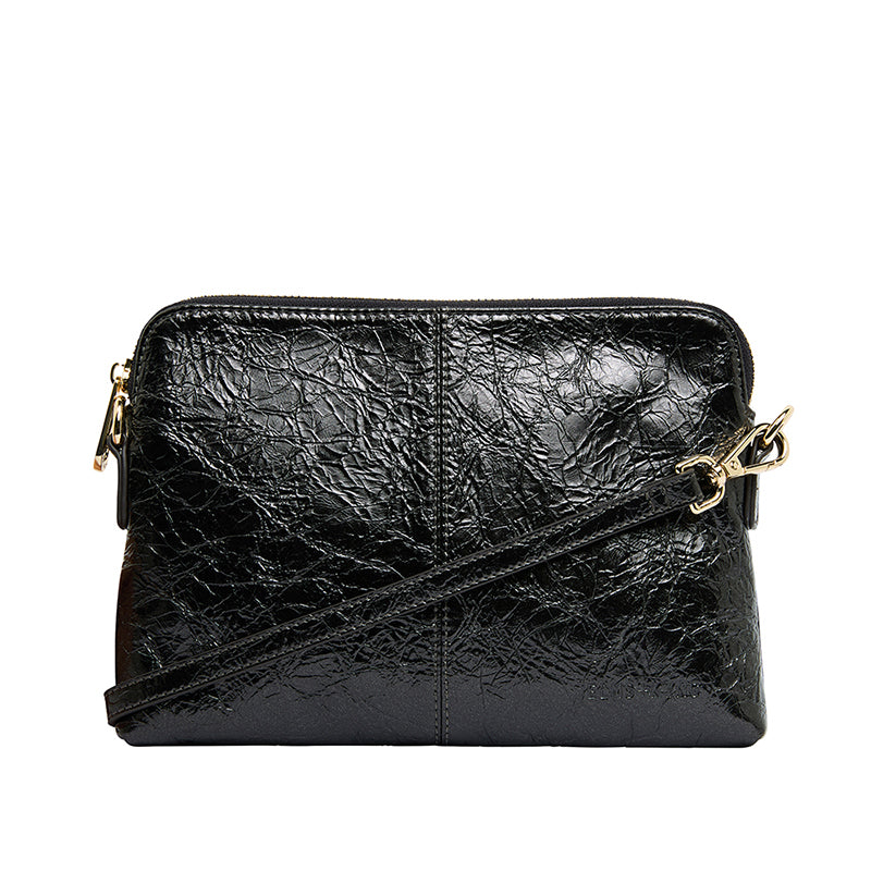 Bowery Wallet/Clutch Charcoal Crinkle