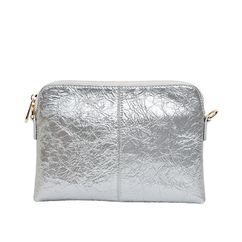 Bowery Wallet/Clutch Silver Crinkle