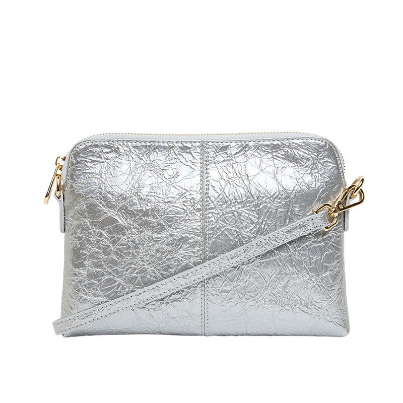 Bowery Wallet/Clutch Silver Crinkle