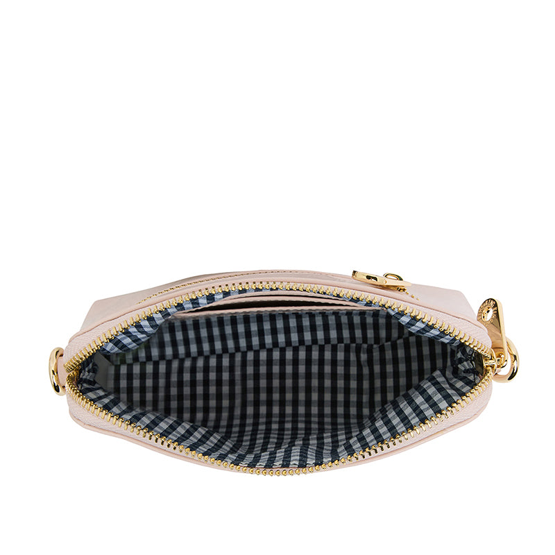 Burbank Crossbody Bag Blush Crinkle