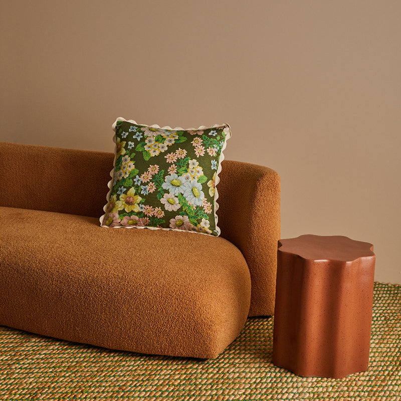 Buttercup Olive Cushion 50x50cm