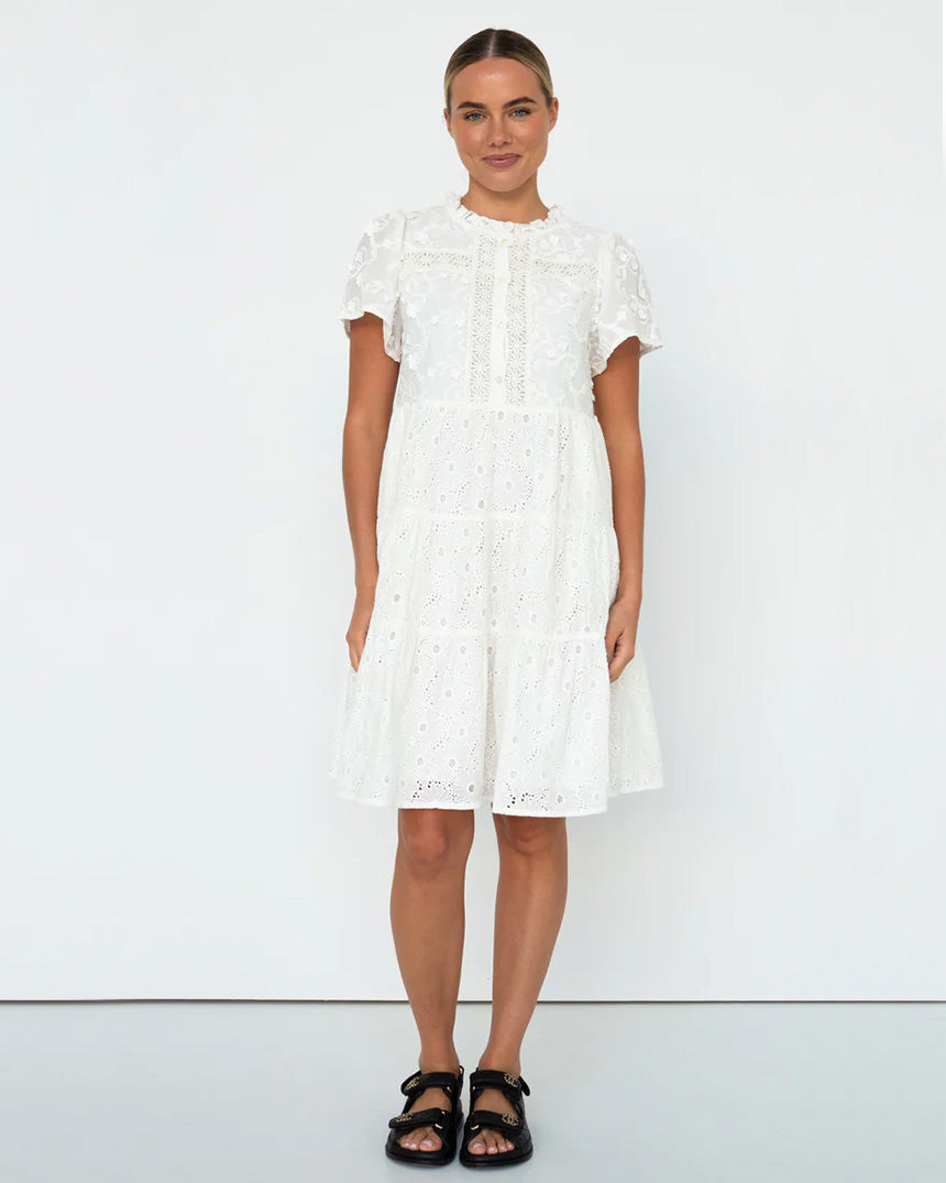 Camilla Dress White
