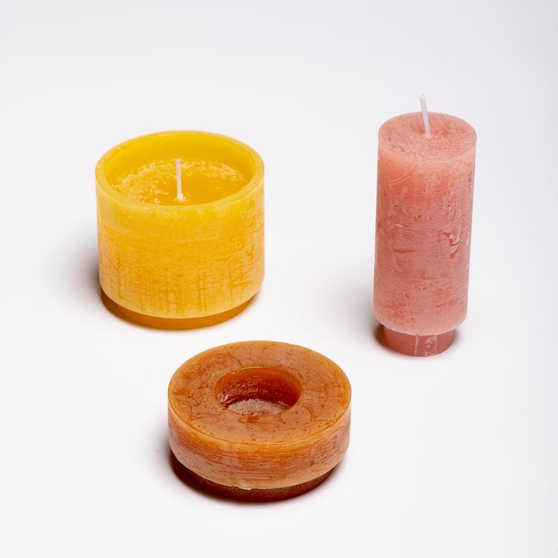Candl Stack 02 Yellow
