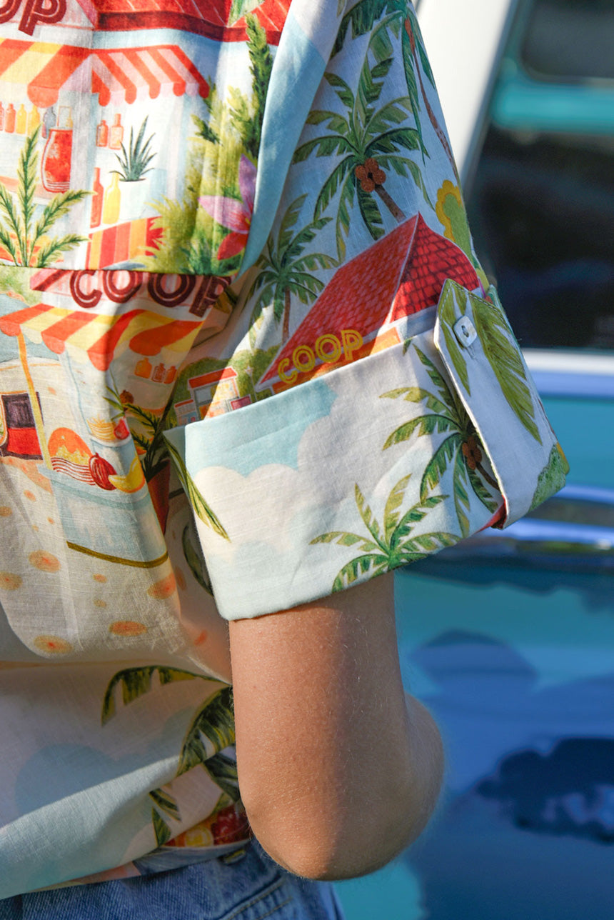 Cuff and Ready Shirt Palm Beach