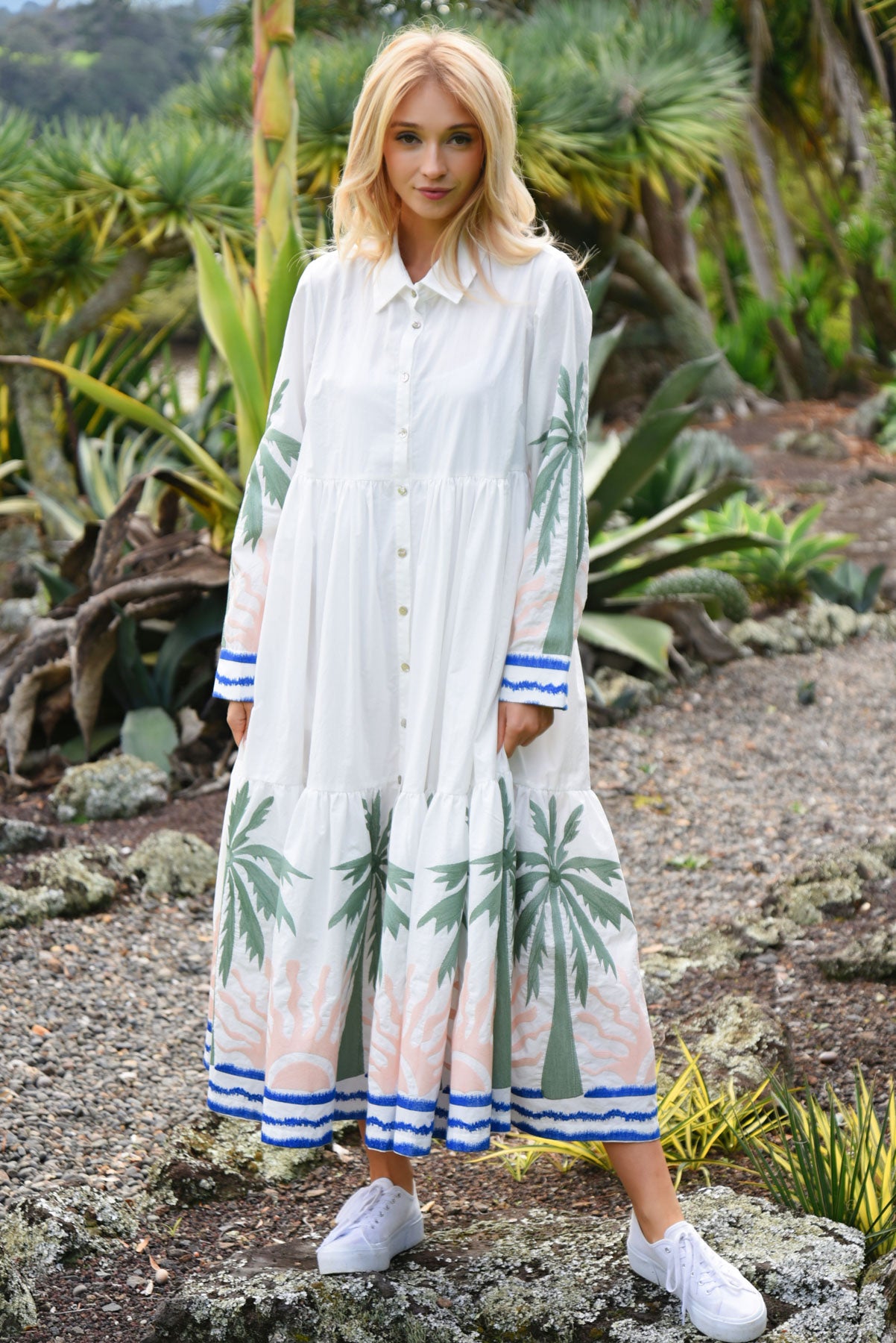 Sway & Sunset Dress White