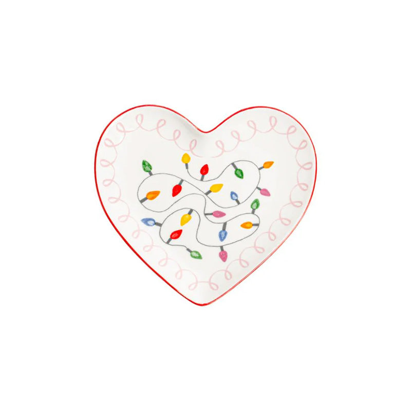 Night Before Heart Plate Festive