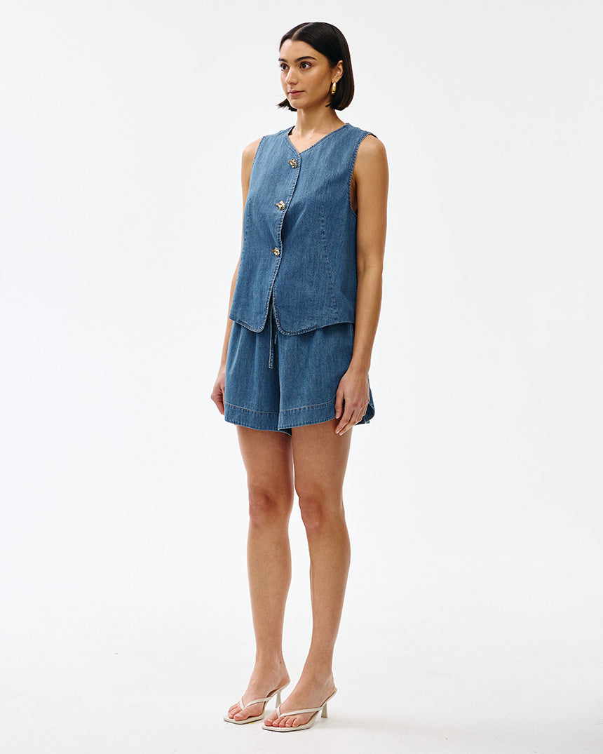 Camille Vest Denim