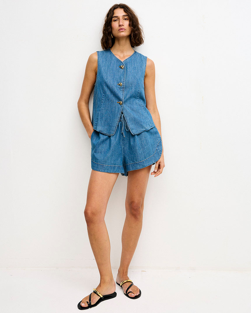 Camille Vest Denim