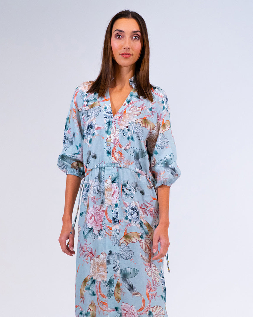 Cassandra Dress Oriental Floral