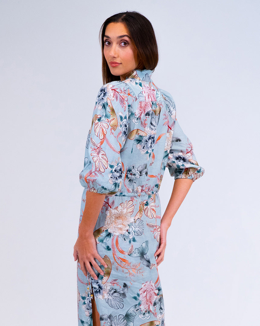 Cassandra Dress Oriental Floral