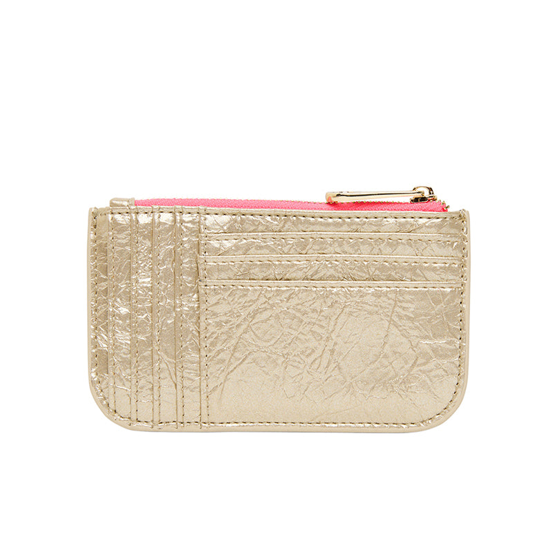 Centro Wallet Light Gold Crinkle