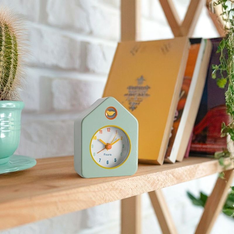Little House Alarm Clock Green