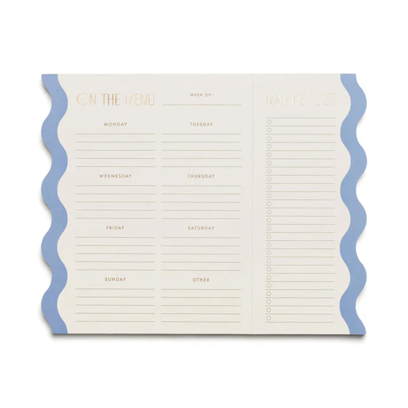 Meal Planner Notepad Cloud + Cream