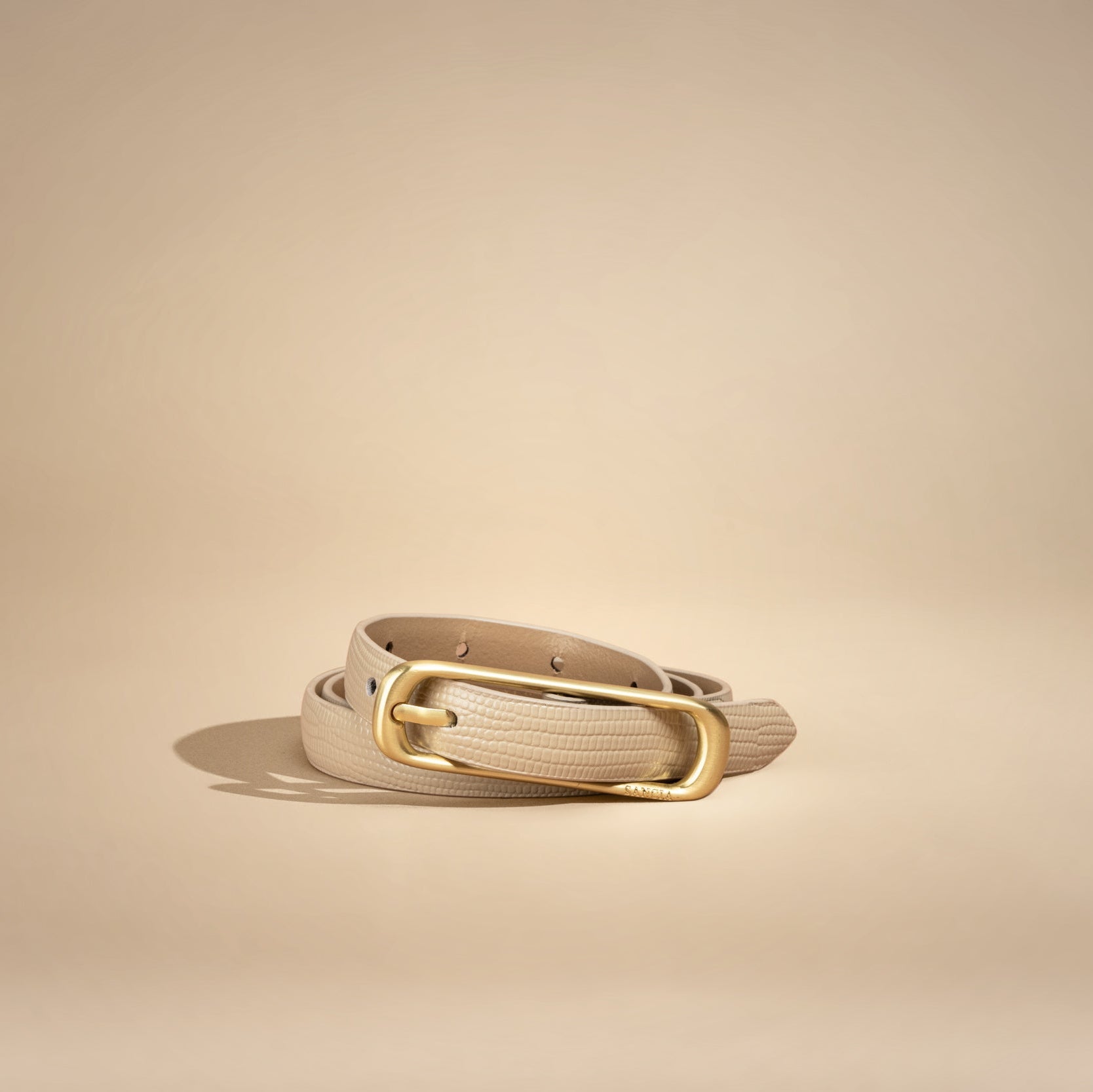 Felina Belt Almond Lizard