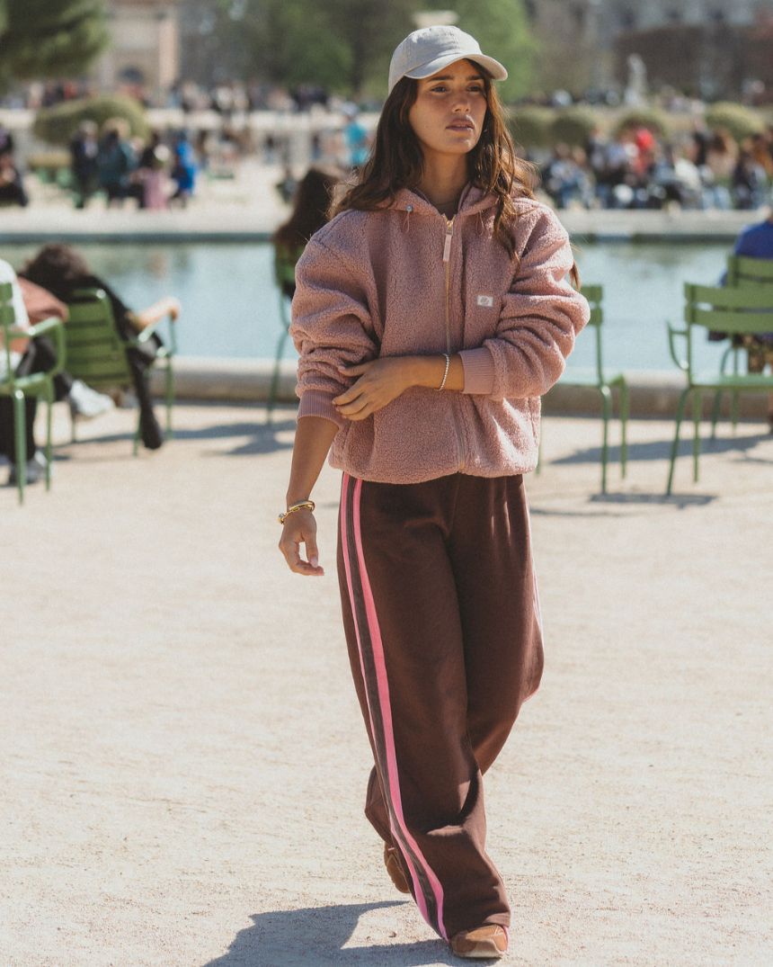 Sherpa Hooded Jacket Blossom