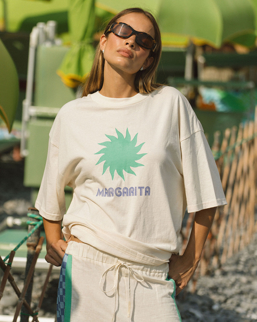 Margarita Oversized Tee Natural