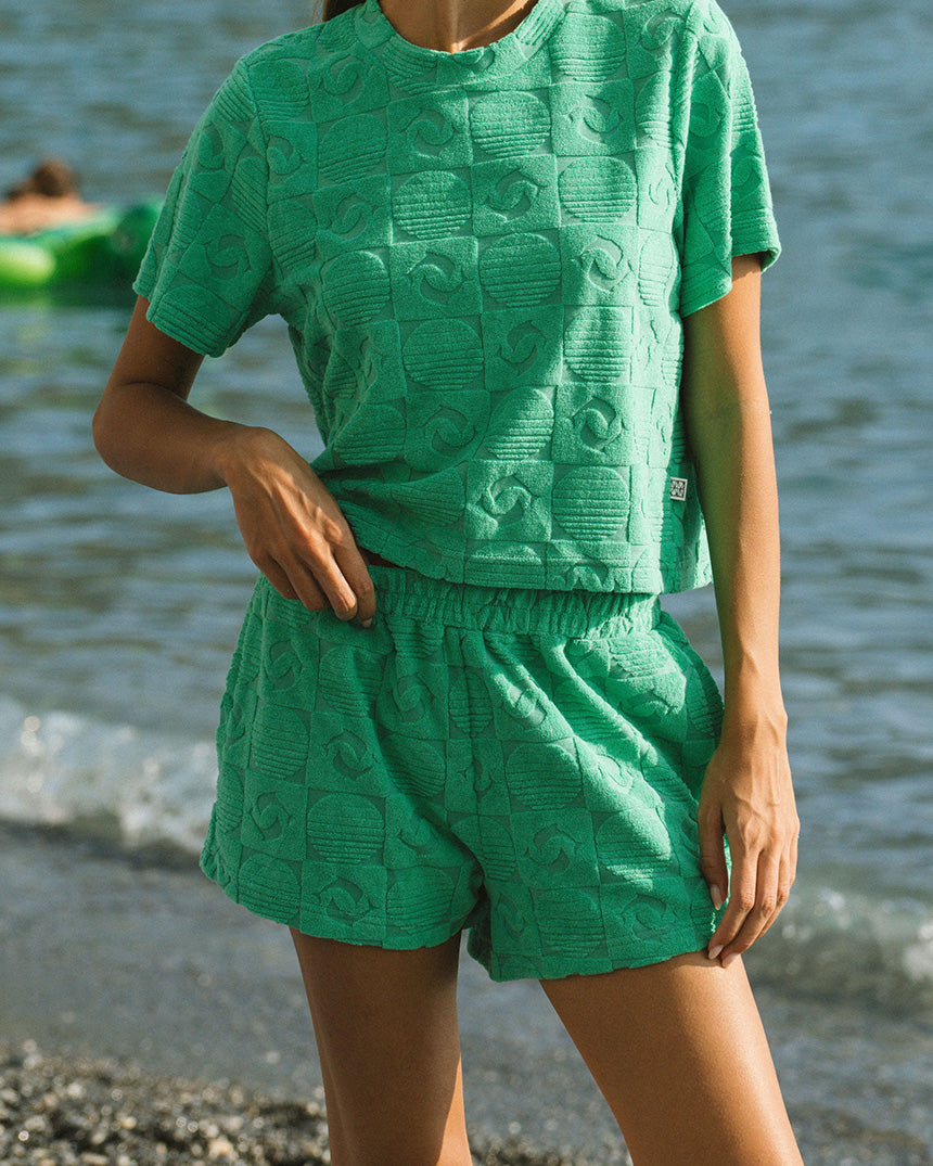 Cruise Dolphin Terry Top Green