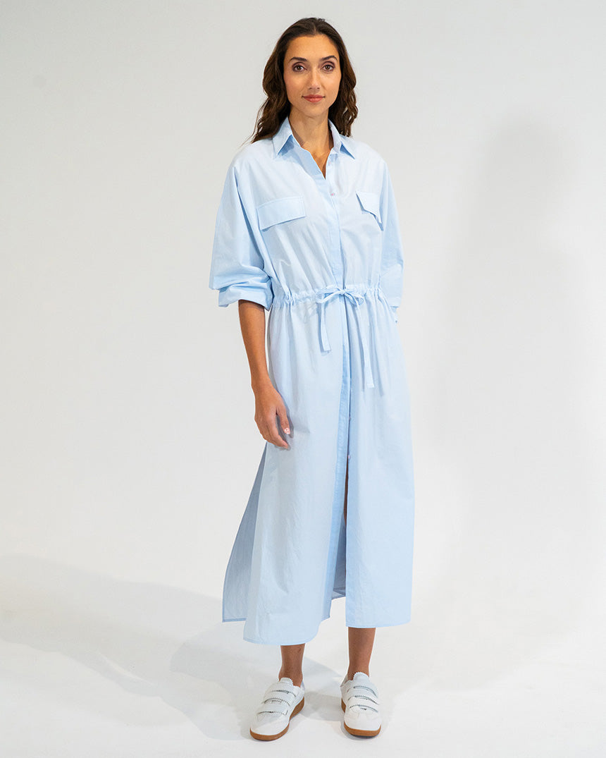 Daytona Shirt Dress Sky
