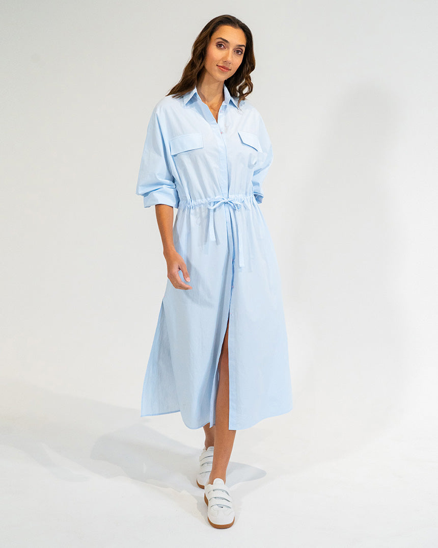 Daytona Shirt Dress Sky