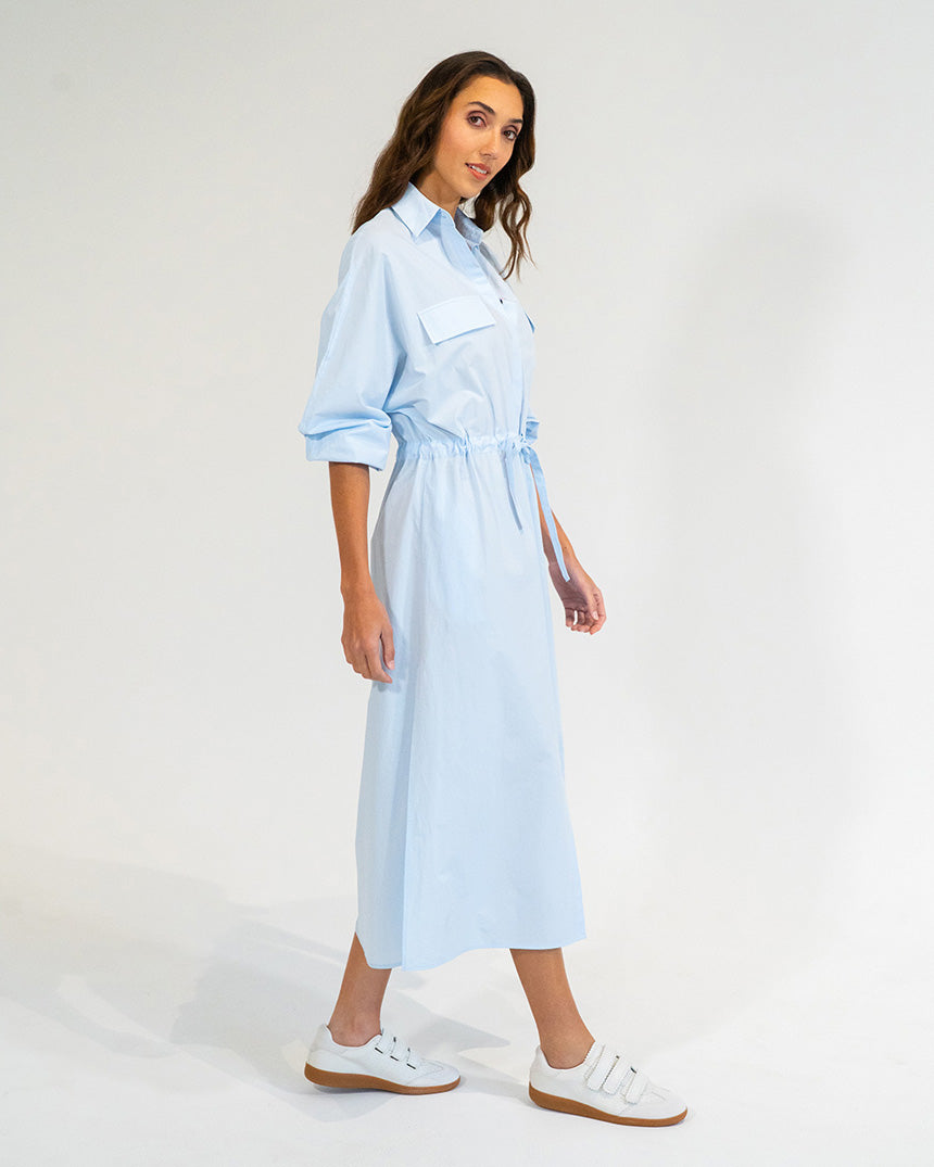 Daytona Shirt Dress Sky