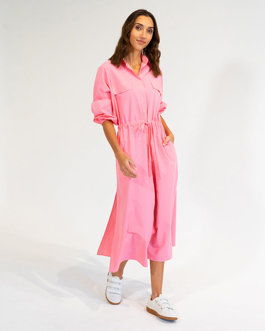 Daytona Shirt Dress Pink