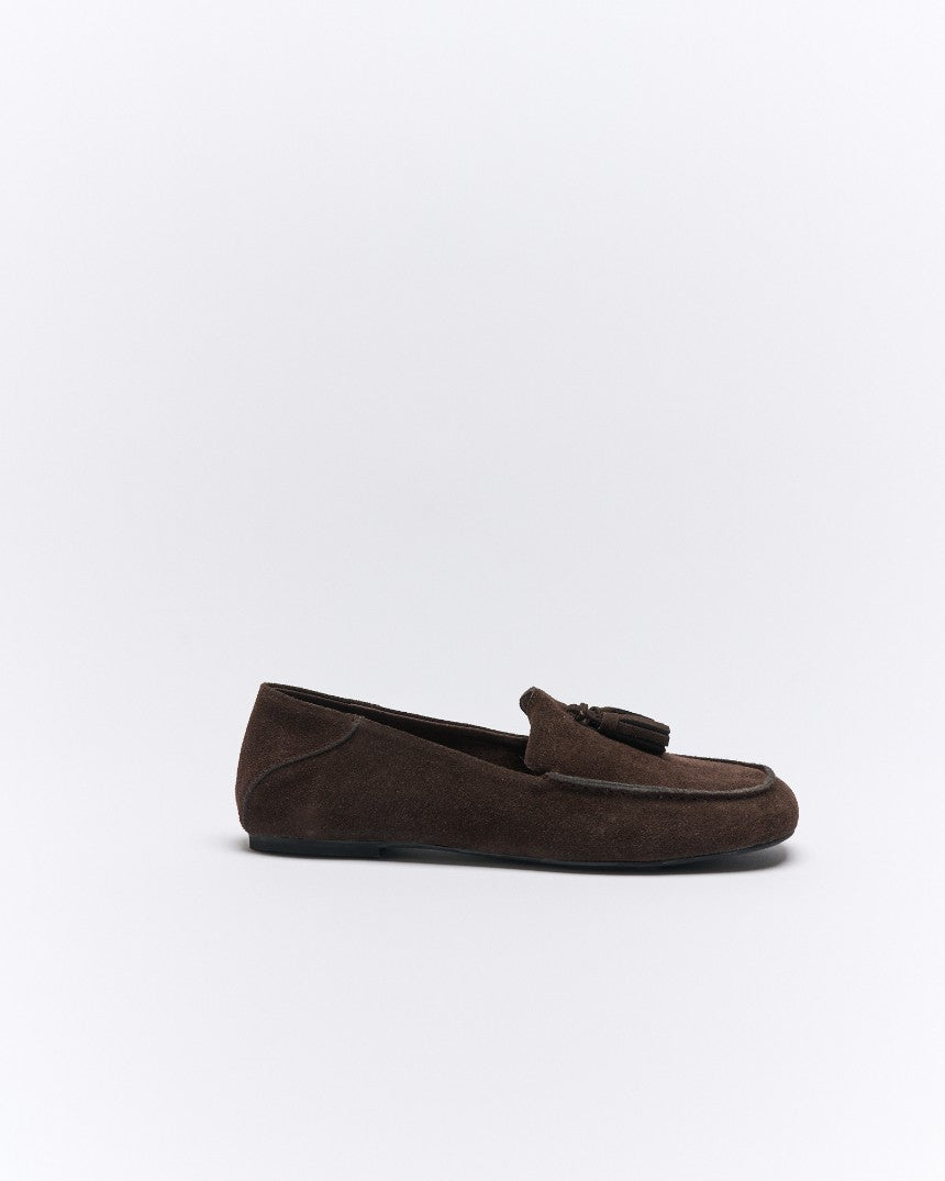 Dion Leather Loafer Bitter Chocolate