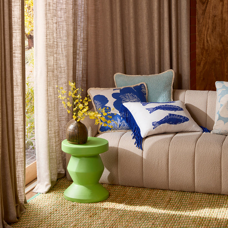 Grain Blue Cushion 50x50cm