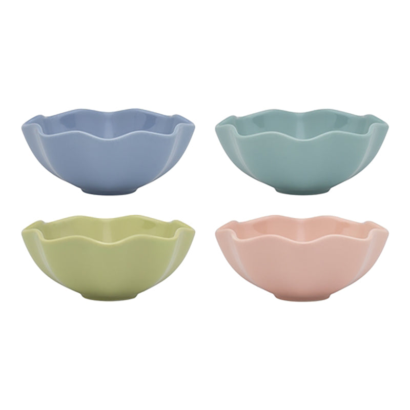 Ruffle Set of 4 Dip Bowls